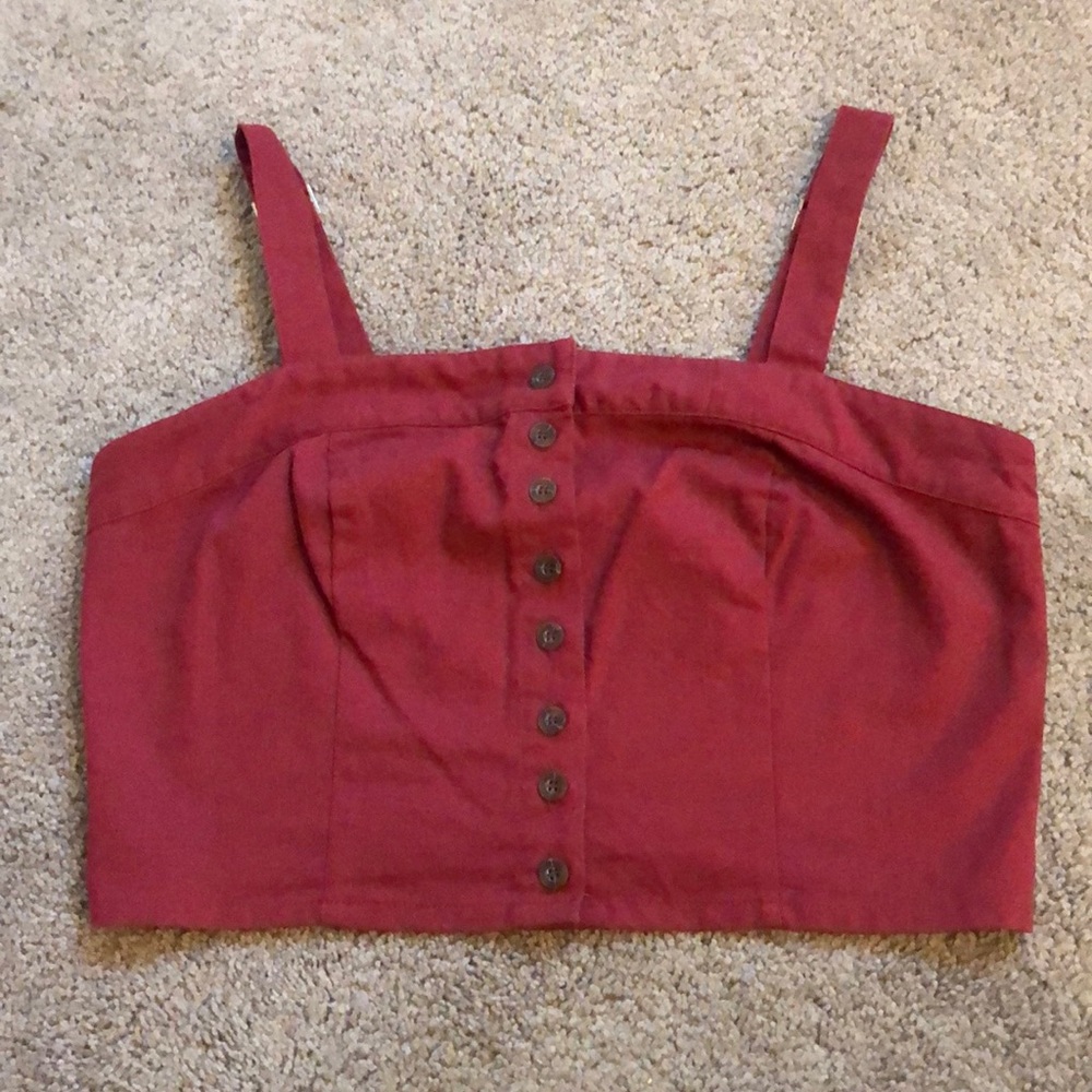 Sky and sparrow crop top